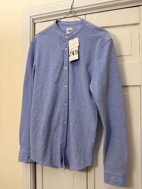New Zara Sky Blue Casual Shirt men’s M